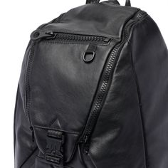 Vic Matie' black Travel backpack, zip and buckle closure, inner open and zipped pocket, 2 external zipped pockets, adaptable strapsComposition: 100% Calf Leather Luxury Leather Backpack For Travel With Zipper Closure, Black Backpack With Zipper Pocket For Commuting, Black Travel Bag With Zipper Pocket For Commuting, Black Travel Bag For Commuting With Zipper Pocket, Black Business Backpack With Zipper Closure, Luxury Black Leather Backpack For Travel, Backpack With Zipper Closure For Trips, Black Leather Backpack With Zipper, Leather Backpack With Zipper For Trip