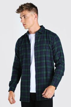 Checked Shirt Outfit, Smart Casual Look, Check Shirts, Upgrade Your Look, Long Sleeve Flannel, Checkered Shirt, Plain Shirts, Oxford Shirt, Check Shirt