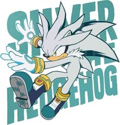 an image of a sonic the hedge character on a skateboard that says saver argehog