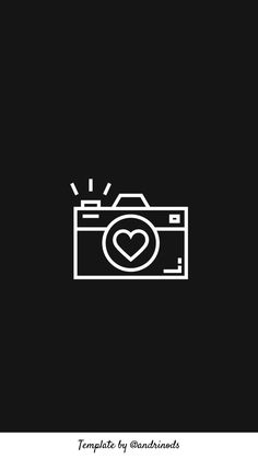 a camera with a heart on the lens