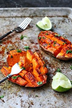 the food is ready to be eaten on the plate and served with avocado