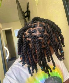 Double Twist Loc Styles, Twist Hair Men, Mens Twists Hairstyles, Hair Twists Black, Dread Hairstyles For Men, Black Hair Cuts, Tapered Hair, Short Locs Hairstyles