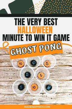 the very best halloween minute to win it game ghost pong