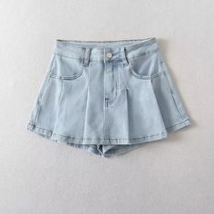 Size Table (Elastic Denim Cloth) XS : Waist 58cm(22.8") Hip 78cm(30.7") Length 27cm(10.6") Thigh 56cm(22") S : Waist 62cm(24.4") Hip 82cm(32.3") Length 28cm(11") Thigh 58cm(22.8") M : Waist 66cm(26") Hip 86cm(33.9") Length 29cm(11.4") Thigh 60cm(23.6") L : Waist 70cm(27.6") Hip 90cm(35.4") Length 30cm(11.8") Thigh 62cm(24.4") the size be measured by ourselves, error 1-3cm Pleated Denim Mini Skirt, Mini Skirt Denim, Faux Fur Bucket Hat, Pleated Denim, Skirt Denim, Red Leopard, Dress Women Elegant, Custom Made Clothing, Xl Fashion