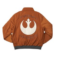 Rogue Squadron Pilot Bomber Jacket Star Wars Rogue Squadron, Rogue Squadron, Star Wars Merchandise, Modern History, Baseball Jacket, Sherpa Lined, Casual Coat, Knit Cuff, Front Zipper