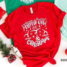 Listing: (1)-Flippin' Out for Christmas GymnastShirt ( Listing is for 1 shirt).  These soft crew neck tops, are perfect to complete your Christmas holiday outfit. Also, a great way to incorporate your love for gymnastics and the holiday season.  Main Listing Photo:  Red shirt with white lettering followed by, heather kelly green, red and mint shirt.  Lettering is white and red in the main listing photo.  *Close up photos of each shirt follow main listing photo.  *Knotting only shown for styling Gift Photo Ideas, Christmas Fashion Outfits, December Gift, Mint Shirt, Hipster Gifts, Gymnastics Shirts, Holiday Outfits Christmas, Gymnastics Mom, Cozy Outfits