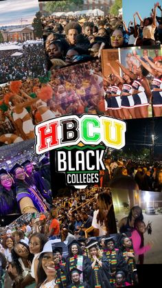 collage of images from the hbcu black college