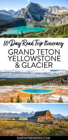 Trips Out West Itinerary, Where To Stay Near Yellowstone, Yellowstone To Glacier Road Trips, National Park Road Trips, National Parks Road Trip, Waterton Lakes National Park