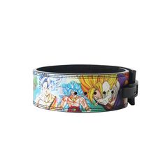 a belt with cartoon characters on it