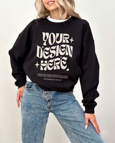 Black Graphic Print Sweater For College, Black Sporty Sweatshirt With Branding, Black Relaxed Fit Hoodie For College, Black Graphic Sweatshirt For Fall, Black Graphic Design Hoodie With Crew Neck, Black Graphic Hoodie With Crew Neck, Sporty Black Graphic Design Sweatshirt, Black Crew Neck Hoodie With Graphic Design, Sporty Black Graphic Sweatshirt