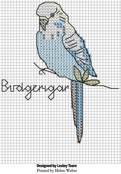 a blue bird sitting on top of a tree branch with the word burbyron written