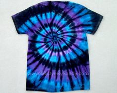 a purple and blue tie - dyed shirt with the words $ 17 etsy com