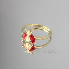 Red Ladybird Ring 14k Solid Gold Enamel Red Ladybird Ring Minimalist Ring Red Ladybug Ring Gold Animal Ring Handmade Jewelry Christmas Gift ▶ 𝙋𝙍𝙊𝘿𝙐𝘾𝙏 𝙁𝙀𝘼𝙏𝙐𝙍𝙀𝙎 * 14k Yellow Gold Ring * Enamel Red Ladybird Size : 7mm x 7mm ( 0.27 in) ❤️ If you want to be a shining woman at all times, you should choose lizdor jewelry. While designing our products, we wanted them to be bright, shiny and stylish. You will always be one step ahead with the design and sparkle of our diamonds. ✦✦ You can Adjustable Red 14k Gold Ring, Red Enamel Ring For Gift, Red Enamel Rings For Gift, Adjustable Yellow Gold Enamel Ring Gift, Red Enamel Fine Jewelry Ring As Gift, Red Enamel Ring Fine Jewelry As Gift, Red Enamel Ring Fine Jewelry For Gift, Red Enamel Ring In Fine Jewelry Style As Gift, Adjustable Red Ring In 14k Gold