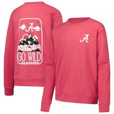 Get your young Alabama Crimson Tide fan ready to "Go Wild" with this Wes & Willy Tri-Blend Pullover Sweatshirt. The lightweight, tri-blend construction features a soft French terry lining, making this sweatshirt ideal for mild temperatures. A screen print graphic on the left chest and back lets your kiddo show off their Alabama Crimson Tide pride in style. Crimson Tide Fans, Go Wild, Print Graphic, Alabama Crimson, Alabama Crimson Tide, Crimson Tide, Screen Print, Pullover Sweatshirt, Alabama