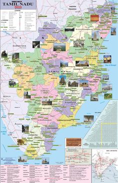 a large map of india with all the major cities and their respective roads in it