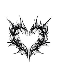 Gothic Designs Pattern, Cybersigilism Heart Tattoo, Gothic Face Tattoo, Small Tattoos Dark, Goth Tattoo Stencil, Goth Tattoo Designs Drawings, Gothic Heart Tattoo, Dark Heart Tattoo, Goth Tattoos For Women