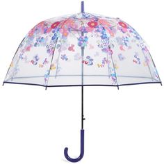 Vera Bradley Auto Open Bubble Umbrella in Impressionista (170 ILS) ❤ liked on Polyvore featuring accessories, umbrellas, umbrella, random, impressionista, new arrivals, travel, clear umbrella, bubble umbrella and clear bubble umbrella Dome Umbrella, Uv Umbrella, Clear Umbrella, Cute Umbrellas, Garden Umbrella, Travel Umbrella