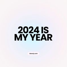 the text reads,'2021 is my year'in black on a white background