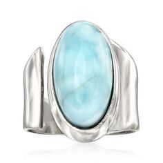 Turquoise Larimar Ring In Silver, Closet Renovation, Larimar Jewelry, Fine Jewelery, Wrap Ring, Wrap Rings, Gym Motivation, Fine Jewelry, Gym