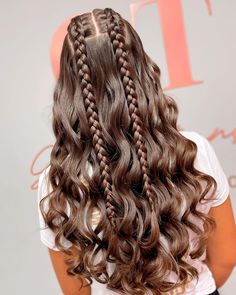 Hoco Braid Hairstyles, Hairstyle Examples, Easy Hairstyles For Thick Hair, Hair Inspiration Long, Cute Simple Hairstyles, Hoco Hairstyles, Hairstyles For Layered Hair, Hair Stylies