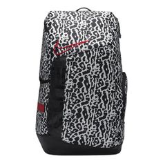 The Nike Hoops Elite Pro Printed Backpack 32L is the perfect accessory for any active lifestyle. With its sleek black and white design, it is sure to turn heads. The spacious 32L capacity allows you to store all your essentials while on the go. The adjustable straps and padded back panel make it comfortable to carry, while the multiple pockets and compartments provide easy access to your items. The Nike Hoops Elite Pro Printed Backpack is inspired by the classic Nike Hoops Elite series, and is perfect for any basketball fan. Whether you're headed to the gym or the court, this backpack is the perfect companion. (Unisex/Colorblock) Nike Hoops Elite Backpack, White Nylon Backpack For Streetwear, Nike White Standard Backpack, White Rectangular Backpack For Outdoor, Nike Functional Black Backpack, Nike White Functional Backpack, Nike Black Standard Backpack, Nike White Backpack For Everyday Use, White Nike Functional Backpack