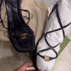 Brand New With Tags And Box Gucci Black Square Toe Heels, Black Chic Gucci Sandals, Chic Black Gucci Sandals, Gucci Heels, Shoes Gucci, Gucci Shoes, Heeled Sandals, Limited Time, Sandals Heels