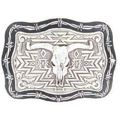 M&F Silver and Black Skull Head Buckle Country Belt Buckles, Ariat Belts, Cowgirl Belt Buckles, Country Belts, Traditional Belt, Rodeo Belt Buckles, Skull Belt Buckle, Custom Belt Buckles, Steer Head