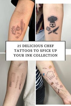 the 25 delicious chef tattoos to spice up your ink collection