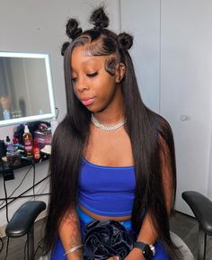 Exotic Hairstyles, Black Ponytail Hairstyles, Stunning Hairstyles, Quick Weave Hairstyles, Frontal Hairstyles