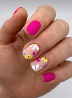 Manicure Short, Fall Nails 2023, Nail Fall, Nail 2023, Minimalist Nail, Square Nail, Short Almond, Summery Nails, Simple Summer