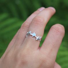 Material: 925 Sterling Silver Size guide included as a photograph  Free UK first class postage  Eco-friendly packaging Based in Dorset, UK Dorset Uk, Sixth Form Outfits, My Highest Self, Silver Rings For Women, Sixth Form, Vision Board Quotes, Indie Y2k, Highest Self, Wave Ring