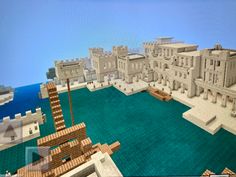 Desert Port Minecraft, Sand Minecraft Builds, Minecraft Market, Minecraft Castle Blueprints, Sand House, Adventure Room