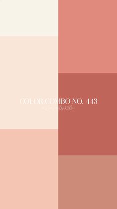 the color combo no 43 is shown in pink and white, with an orange stripe