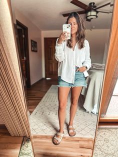 June Outfits So Far – Marissa Wears an Outfit Taupe Birkenstock Outfit, Cotton Blouse Outfit, June Outfits, Warm Spring Outfits, Boston Outfits, Boho Maternity Dress, Comfortable Summer Outfits, Go Viral On Tiktok, Birkenstock Outfit