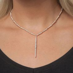 Contemporary Jewelry – Tiina Smith Jewelry Elegant Rose Gold Necklaces With Rhinestones, Elegant Rose Gold Necklace With Rhinestones, Elegant Rose Gold Tennis Necklace With Diamond Accents, Contemporary Jewelry, 18k Rose Gold, Diamonds, Rose Gold, Gold