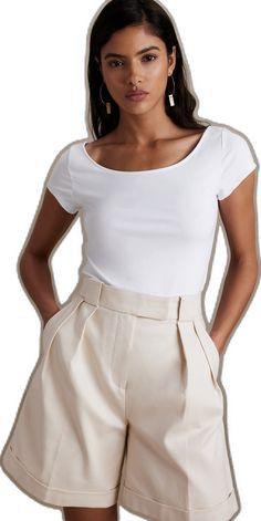 Elegant Fitted T-shirt With Scoop Neck, White Scoop Neck Tops In Elastane, White Elastane Tops With Scoop Neck, Casual Scoop Neck T-shirt, Elegant Scoop Neck Top For Everyday, Solid Color Scoop Neck T-shirt With Minimal Stretch, Elegant Spring Top With Scoop Back, Elegant Scoop Back Top For Spring, Scoop Neck Top For Work