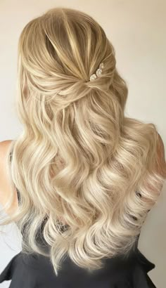 Half Up Wedding Hair, Mother Of The Bride Hair, Gorgeous Hairstyles, Half Up Half Down Hairstyles, Wedding Hairstyles Half Up Half Down