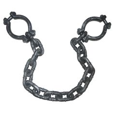 an iron chain with two links attached to it