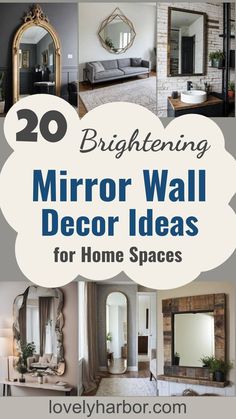 20 Mirror Wall Decor Ideas To Brighten Your Home Entryway Mirror