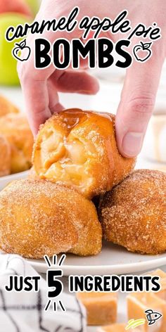 Caramel Apple Pie Bombs Homemade Baked Desserts, Things To Do With Your Best Friend Fall, Caramel Apple Bake, Apple Filling Desserts Easy, Stuff To Do With Apples, Candy Apple Pie, Light Apple Desserts, Fall Apple Snacks, Dessert Wraps Recipes