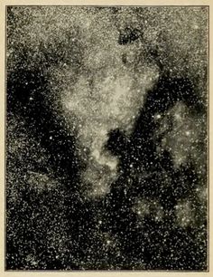 an image of the stars in the sky with black and white colors, as seen from space