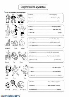 the worksheet for sports and other activities