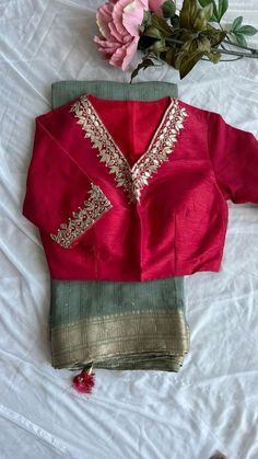 Worked Blouse, Ready Made Blouse, Handwork Blouse, Saree Fancy, Long Blouse Designs, Simple Saree Designs, Fancy Saree, New Saree Blouse Designs, Latest Model Blouse Designs