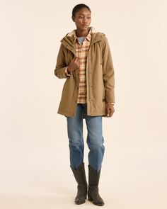 Shop Women's Cedar Creek Canvas Parka | Pendleton Cedar Creek, Baby Fabric, Wool Shirt, Hooded Towel, Rivets, Pet Clothes, Sweater Jacket, Short Pants, Stay Warm