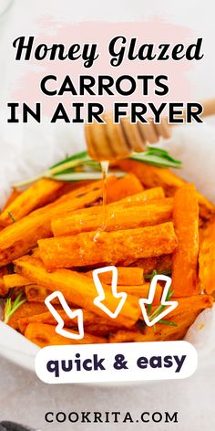 honey glazed carrots in air fryer recipe