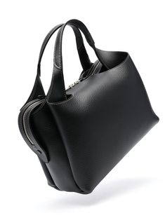 Black medium Boston leather tote bag, grained texture, debossed logo to the front, top zip fastening, two flat top handles, detachable shoulder strap, main compartment, width 26 cm, depth 14 cm, handle 13 cm, height 20 cm, strap 60 cmComposition: Calf Leather, 100% Tods Bag, Black Leather Tote Bag, Timeless Wardrobe Staples, Boston Bag, High Jewelry, Black Media, Leather Tote Bag, Luxury Shoes, Manolo Blahnik