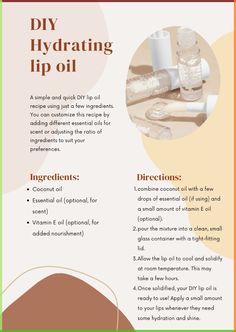 Oily skin, a condition also known as seborrhoea, is normally caused by the formation of excessive sebum (skin oil). This increased formation is caused by a male hormone known as androgen which is p… Lip Oil Natural, How To Make Homemade Lip Oil, Hydrate Lips Naturally, Lipgloss Diy Recipes Natural, Best Oils For Lips, Lip Oil Business Ideas, Diy Lip Oil Recipes How To Make, Lip Care Routine Homemade, How To Make Natural Lip Gloss