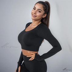 Elluis - Premium Seamless Long Sleeve Compression Sportswear with High Elasticity - Ideal for Fitness, Running, and Yoga Compression Sportswear, Womens Clothing Patterns, Lace Dress With Sleeves, Active Wear Outfits, Long Sleeve Lace, Clothing Patterns, A Line Skirts, Knit Top, Lace Dress