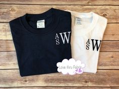 "These monogrammed t-shirts are made of a comfortable cotton fabric, making a casual, yet stylish, addition to the wardrobe of any boy. I offer boys t-shirts using four different styles of fonts. Shirts ordered from this listing will be monogrammed using a stacked font as shown in the listing picture. The order of the letters will be FIRST NAME as the top, small letter, MIDDLE NAME as the bottom small letter, and LAST NAME as the large letter. IMPORTANT: When placing your order please provide th Preppy Shirts, Casual Uniform, Mens Monogram, Boy Monogram, Preppy Shirt, Small Letter, Monogram T Shirts, Uniform Shirt, Monogram Shirts