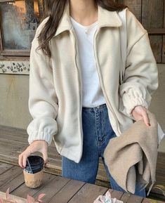 K Fashion, Korean Outfits, Casual Style Outfits, College Outfits